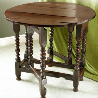 17th Century Oak Gateleg Table Legs