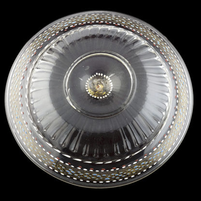A Very Rare Venetian low footed Glass Bowl Bottom