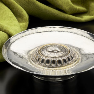 Parcel Gilt Footed Rennaisance Salver Parcel Gilt Footed Rennaisance Salver