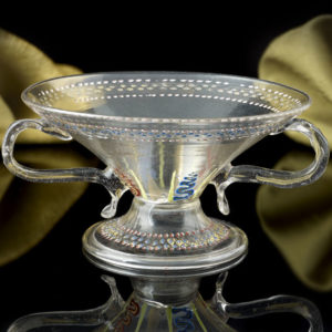 about-image02 Antique Venetian glass Loving Cup