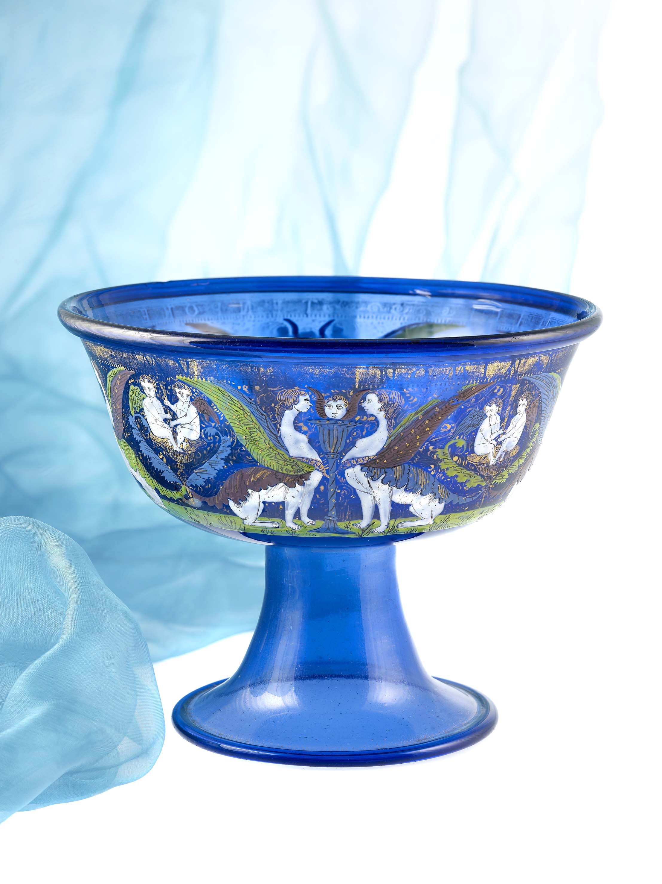blue Venetian bowl
