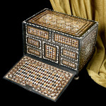 A Very Rare Ottoman Table Box Open