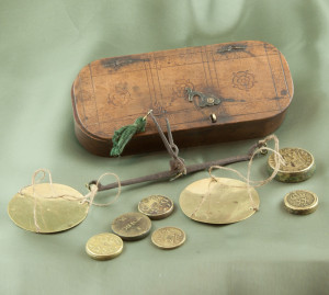 Antique Coin Scales 