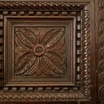 Oak Livery Cupboard Closeup Detail
