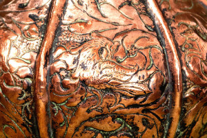 Rare 16th Century Venetian Copper Ewer Engraving