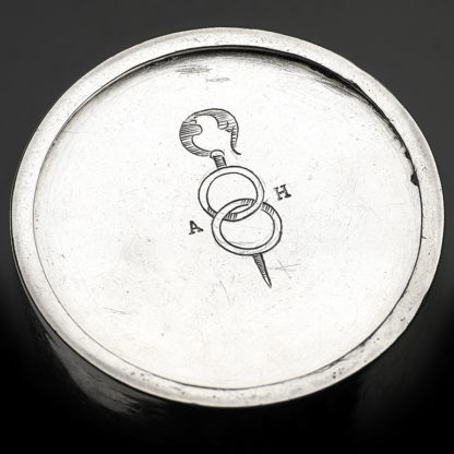 A Renaissance Parcel Gilt Silver Beaker Bottom Engraving