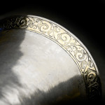 A Renaissance Parcel Gilt Silver Beaker Closeup Bottom Detail