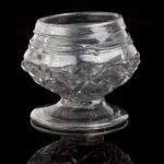 Lead glass goblet