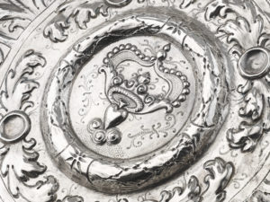 A Portuguese Silver salver c.1700