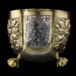 A fine and rare pair of Russian silver Vodka cups, C.1680 – 1690