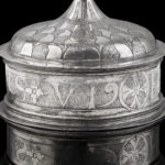A Spanish silver Pyx, c.1600
