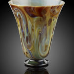 A Chalcedony Glass Beaker, with Aventurine Inclusions; Venice, 17th century