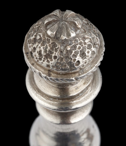 South American silver Table Bell - top