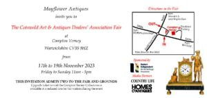 The annual Cotswold Art & Antiques Dealers’ Association Fair (CADA)