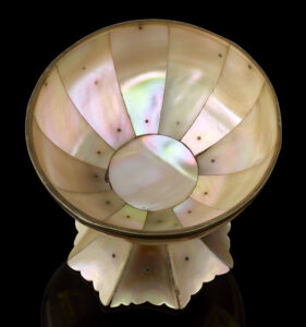 Small Gujarat Mother of Pearl Cup - top
