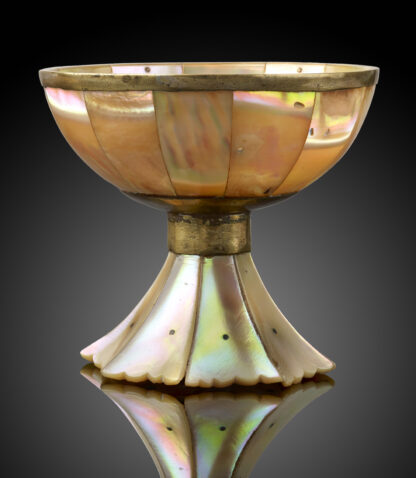Small Gujarat Mother of Pearl Cup - detail