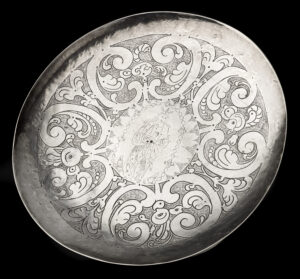 A Fine and Rare Spanish Colonial Silver Tazza Peru, c.1640 plate