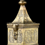 A Silver Gilt Standing Pyx Spanish c.1480-1500 - front