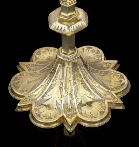 A Silver Gilt Standing Pyx Spanish c.1480-1500 - base