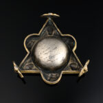 A fine silver gilt Salt bottom