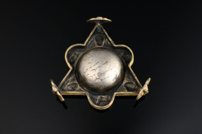 A fine silver gilt Salt bottom