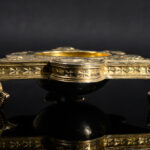 A fine silver gilt Salt side