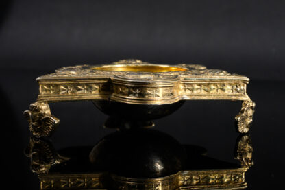A fine silver gilt Salt side