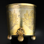 A silver gilt Russian side