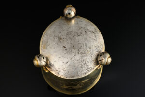 A silver gilt Russian bottom