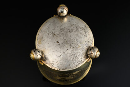 A silver gilt Russian bottom