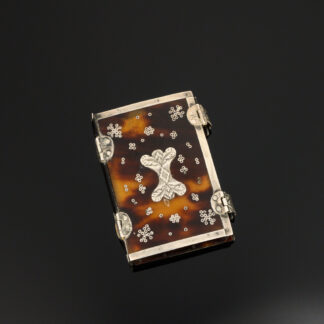 A rare and pretty little Charles II period pin/needle case in the form of a book, c.1660 main