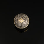 A little Indo-Portuguese bezoar stone holder, silver and parcel gilt, c.1690, probably Goa top