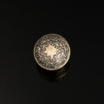 A little Indo-Portuguese bezoar stone holder, silver and parcel gilt, c.1690, probably Goa bottom