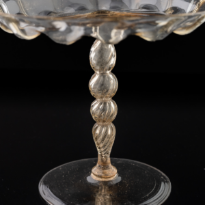 A fine Facon de Venise Tazza or Drinking Glass, Late 16"/Early 17th century stem