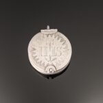 A rare silver travelling Pyx of circular form; English c.1685 main image
