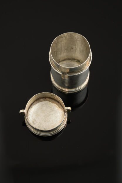 A good quality silver Counter Box, English c.1640 -1660 open